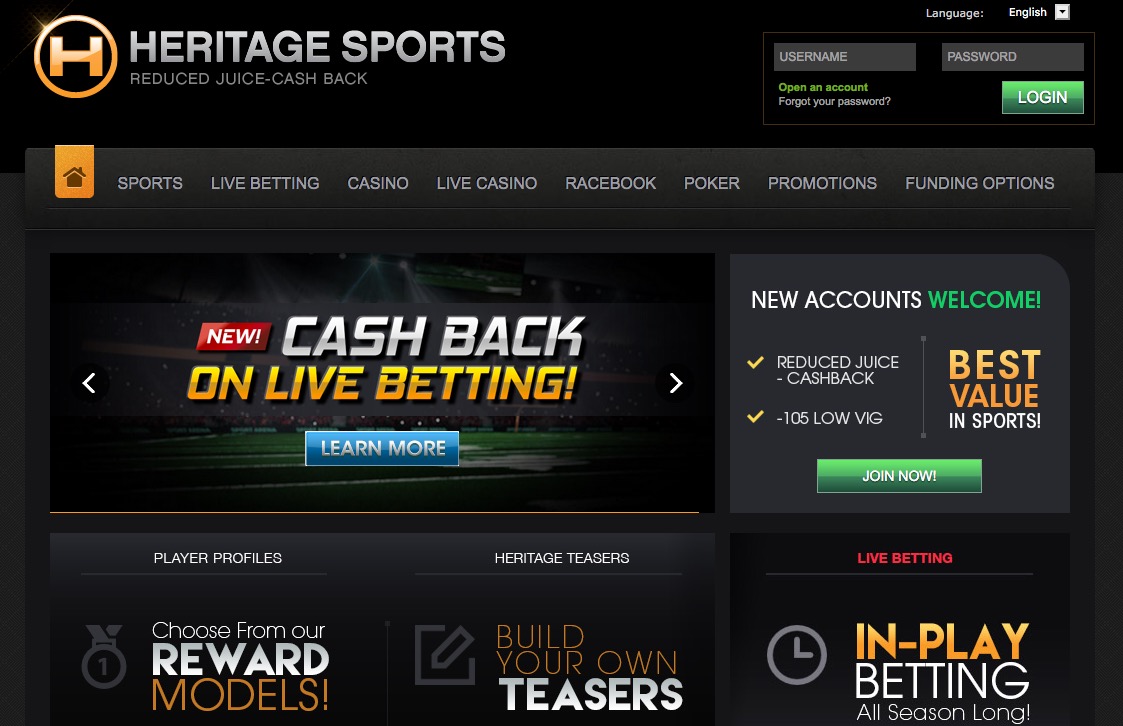 Heritage sportsbook eu