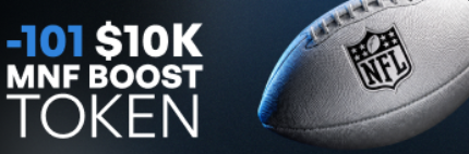 Monday night NFL odds boost at Bet105.ag.