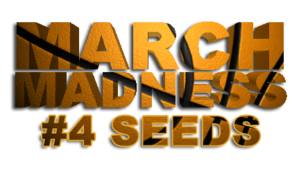 NCAA March Madness 4 seeds 2019