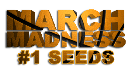 number 1 seeds march madness sweet 16 picks