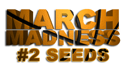 Number 2 March Madness seeds