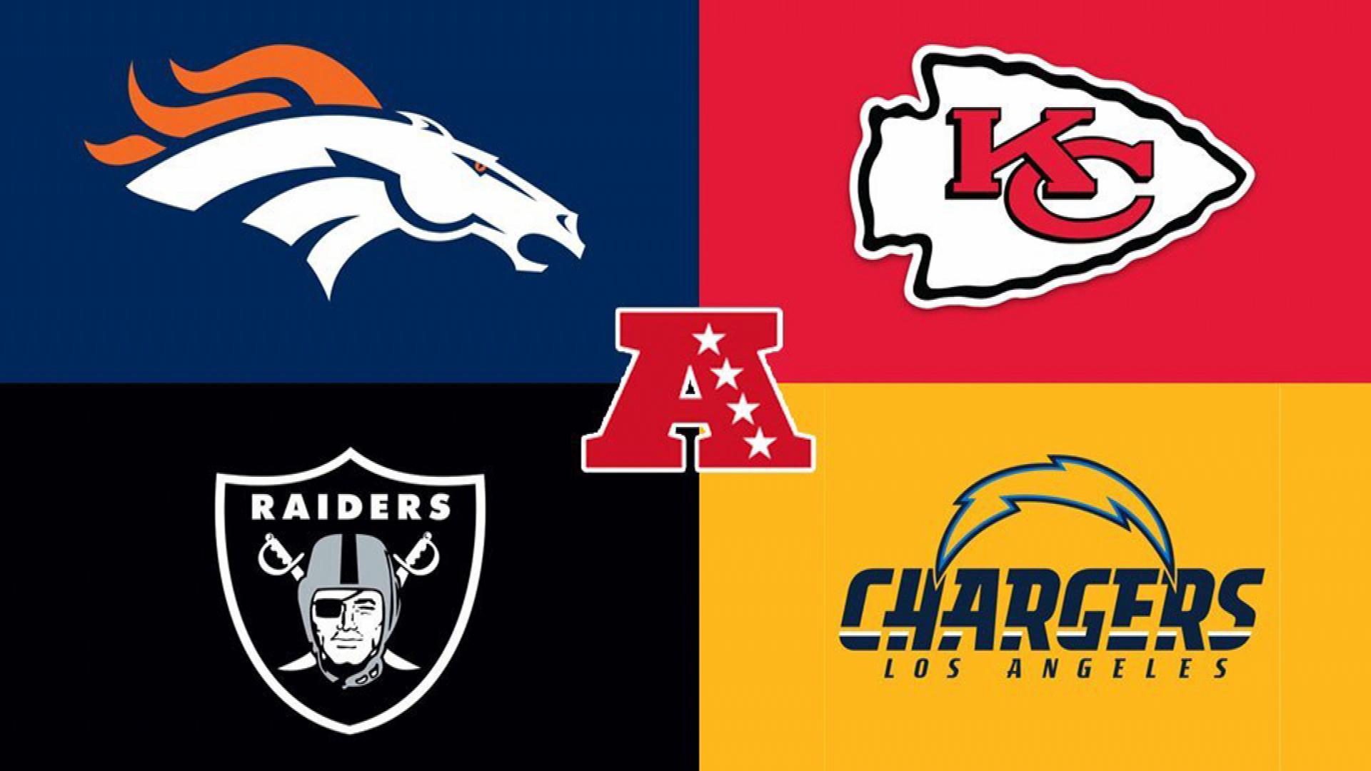 AFC Teams and Odds NFL 2024 AFC West 