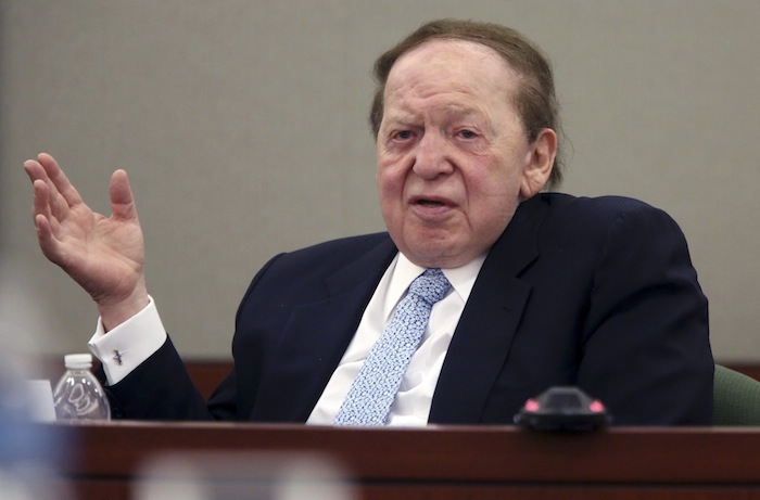 Sheldon Adelson online gambling coronavirus